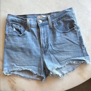 Women's Levi’s Light Blue Denim Shorts